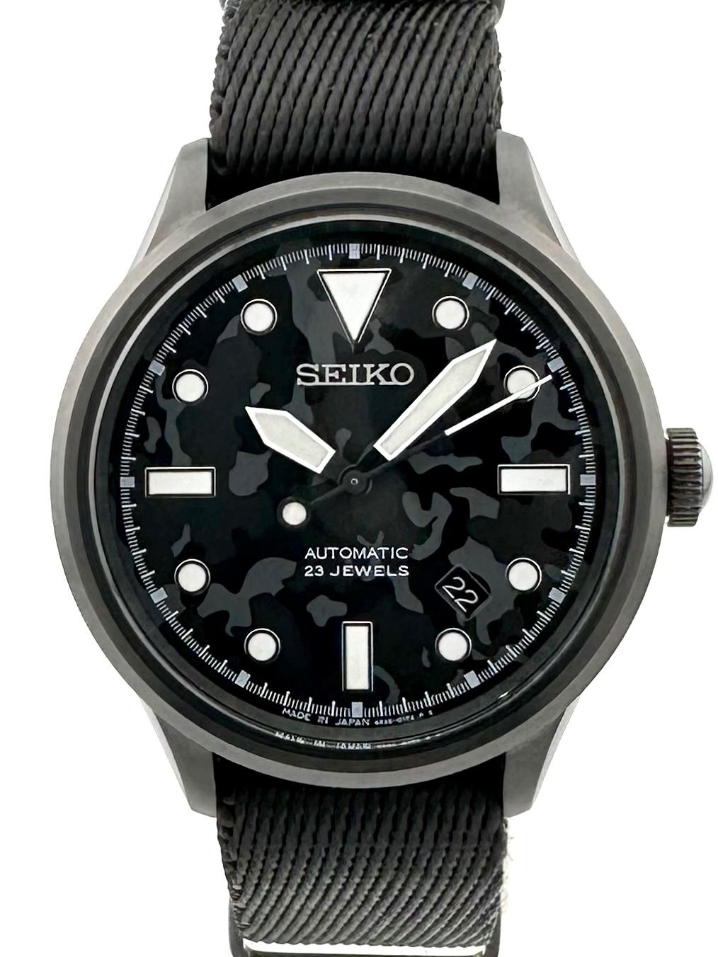SEIKO 4R35-01H0 SCVE043 nano-universe Exclusive 自動巻き時計 