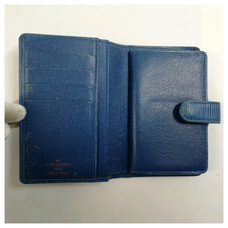 中古】LOUIS VUITTON M63245 エピ 2つ折りがま口財布 トレド