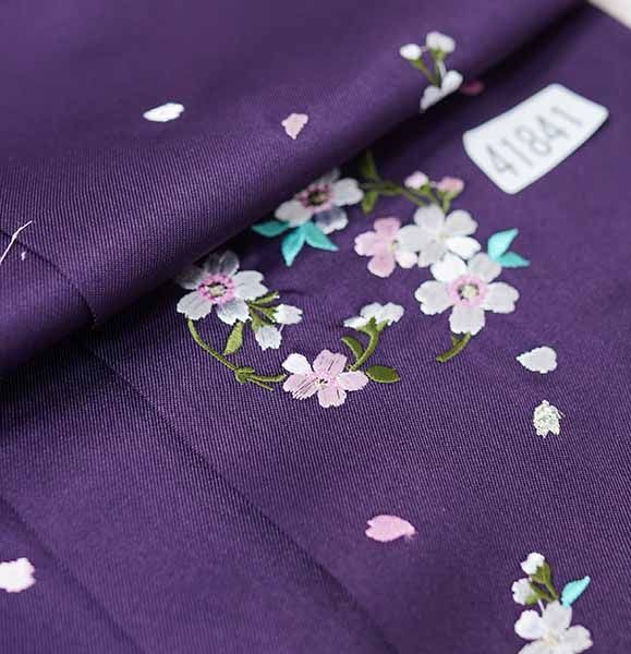 袴 刺繍 単品 女性用 行灯袴 ヘラあり 袴丈87 91 95cm 紫色 楽天市場】刺繍袴 単品 女性用 行灯袴 ヘラあり 紫色 袴下91cm 95cm M