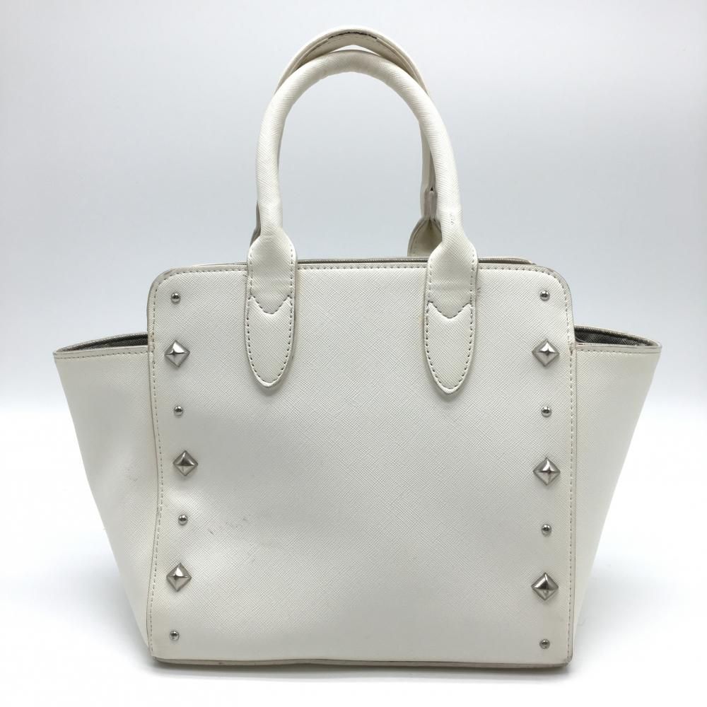 ☆SALE10％OFF☆セントアンドリュース カートバッグ 白 スタッズ 内