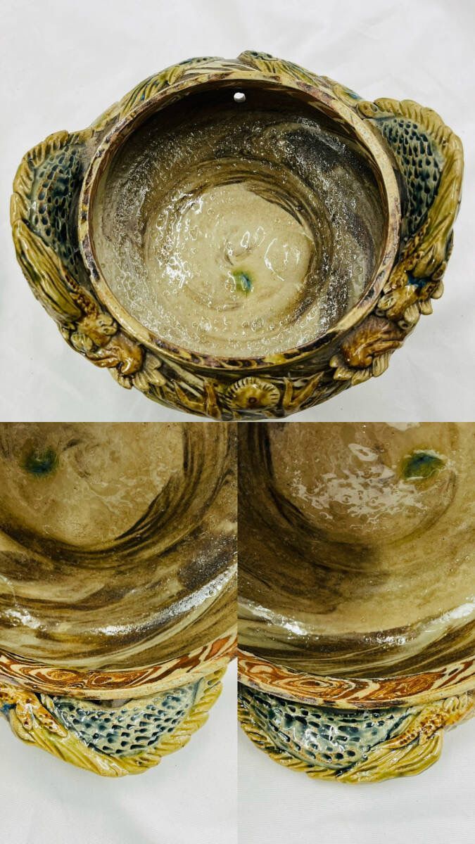❗️✨希少一点物✨❗️】やちむん 龍の香炉 蓋付き壺 高さ29cm