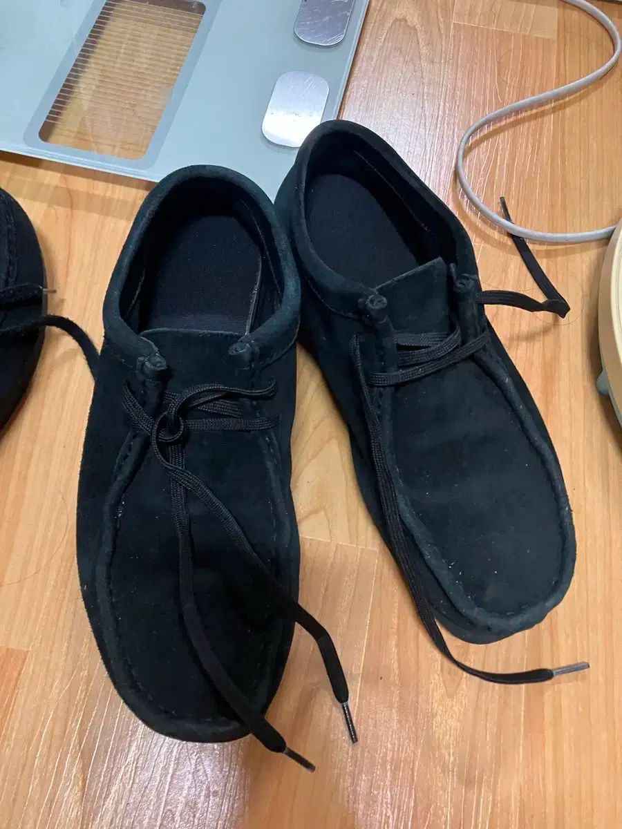 クラークス ゴアテックス ワラビー GTX Wallabee UK8 US9 265 黒 ロー