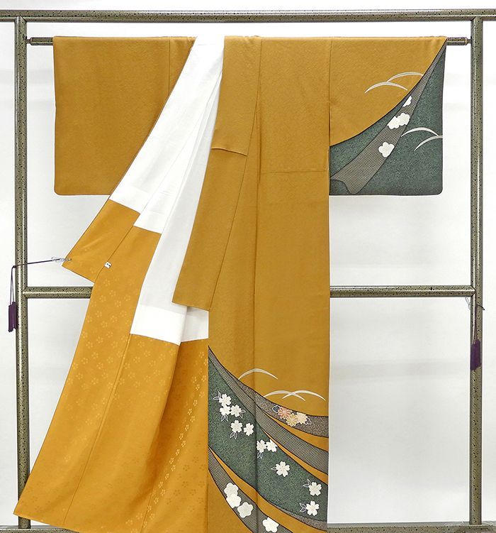 訪問着 正絹 大久保玄才 そめのざ玄才 作 訪問着 美品 リサイクル 着物