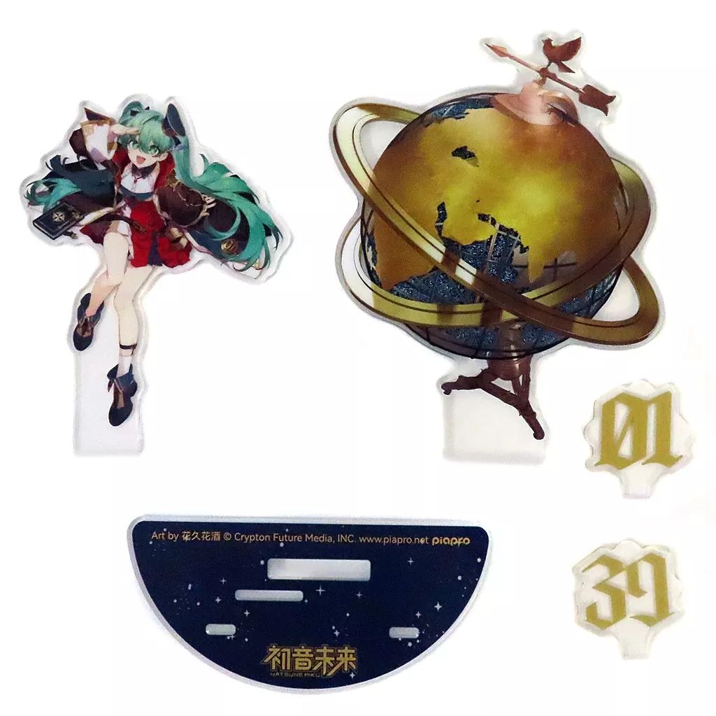 中古】アクリルスタンド・アクリルパネル 初音ミク 流砂アクリル 