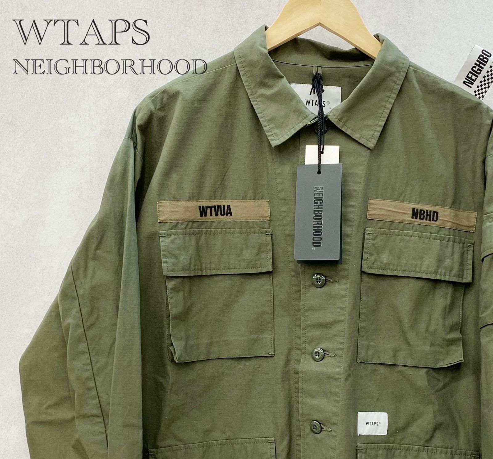 未使用 WTAPS NEIGHBORHOOD ダブルタップス ネイバーフッド JUNGLE LS 