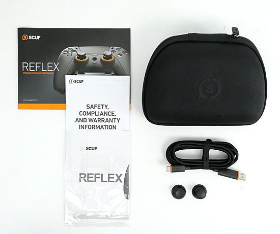 [bn:12] SCUF　PS5コントローラー REFLEX SG404-01　Steel Gray 元箱あり