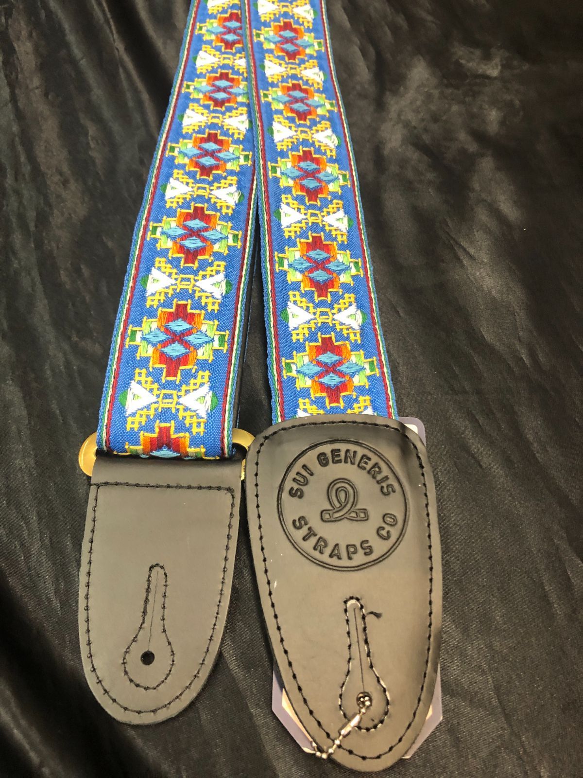 Sui Generis Strap | Woven - Embroidry Series TECO | ハンドメイド 手織り刺繍ギターストラップ
