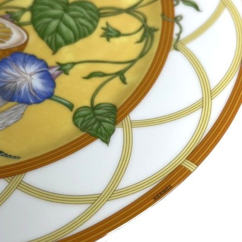 新品同様】HERMES エルメス シエスタ プレート 22.5cm 陶器