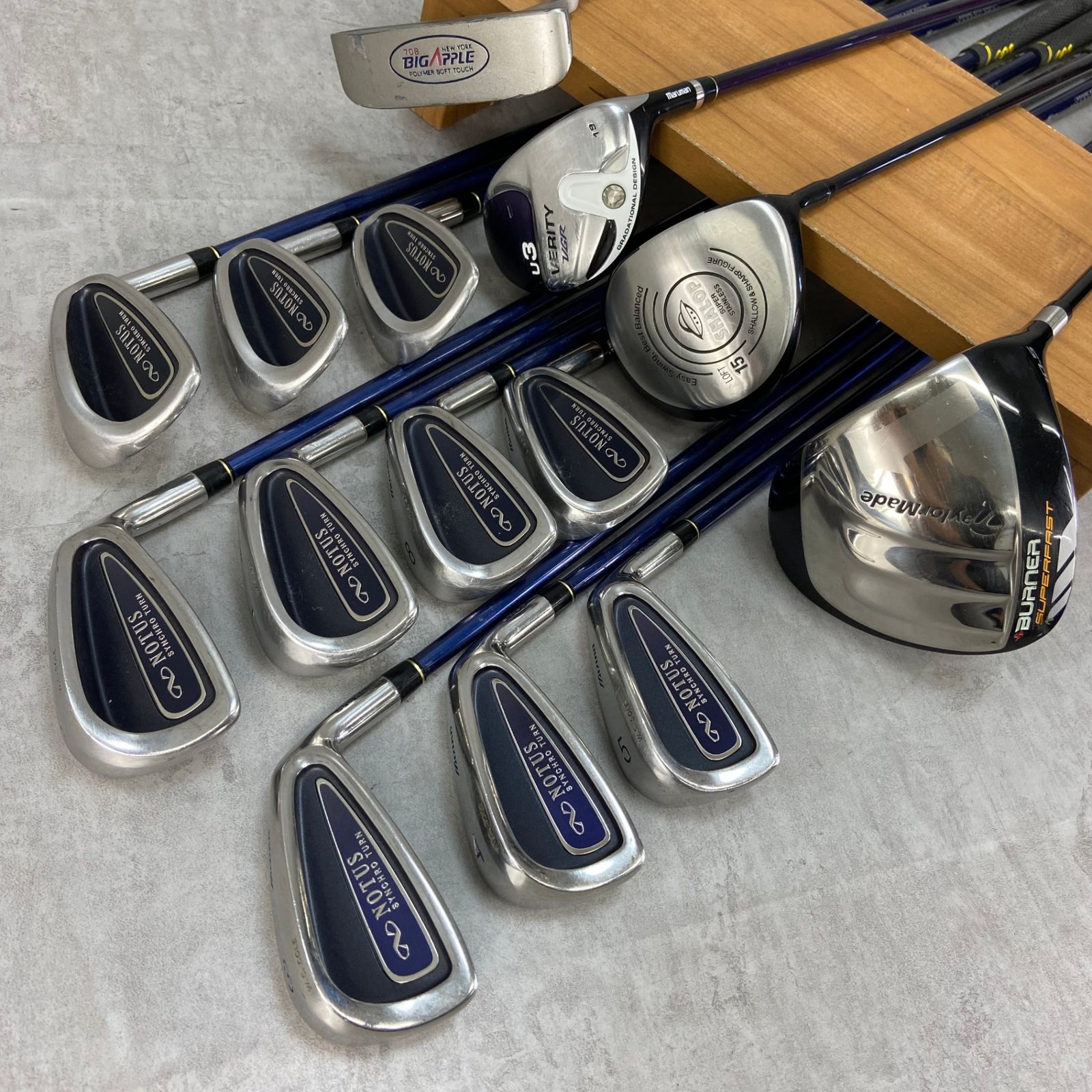 テーラーメイド ミズノ メンズゴルフ14本セット カーボン 右利き用