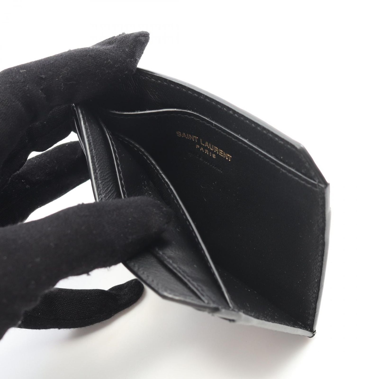 SAINT LAURENT サンローラン / カサンドラクロコカードホルダー