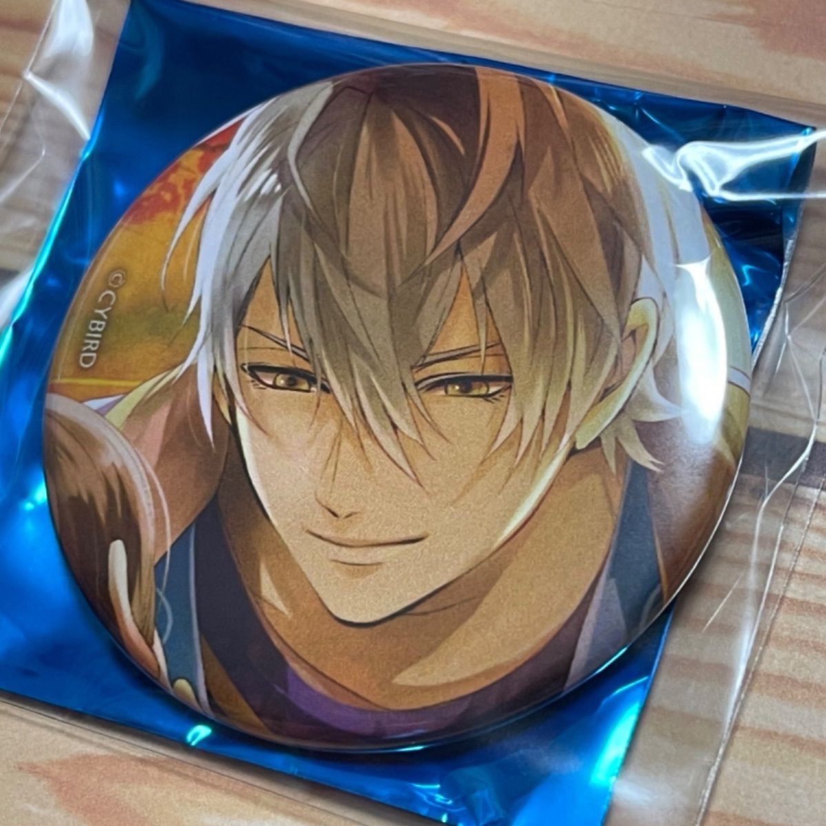 イケメン戦国 明智光秀 缶バッジ 箔押し 神推し 福知山コラボ 感謝祭