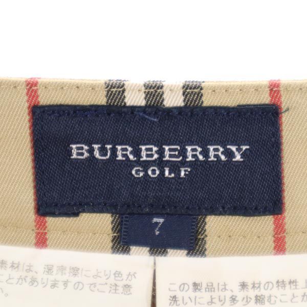 バーバリーゴルフ 三陽商会 日本製 ストライプ ゴルフ パンツ 7 ベージュ系 BURBERRY GOLF レディース バーバリーゴルフ 日本製 三陽商会 ストライプ ゴルフパンツ 7