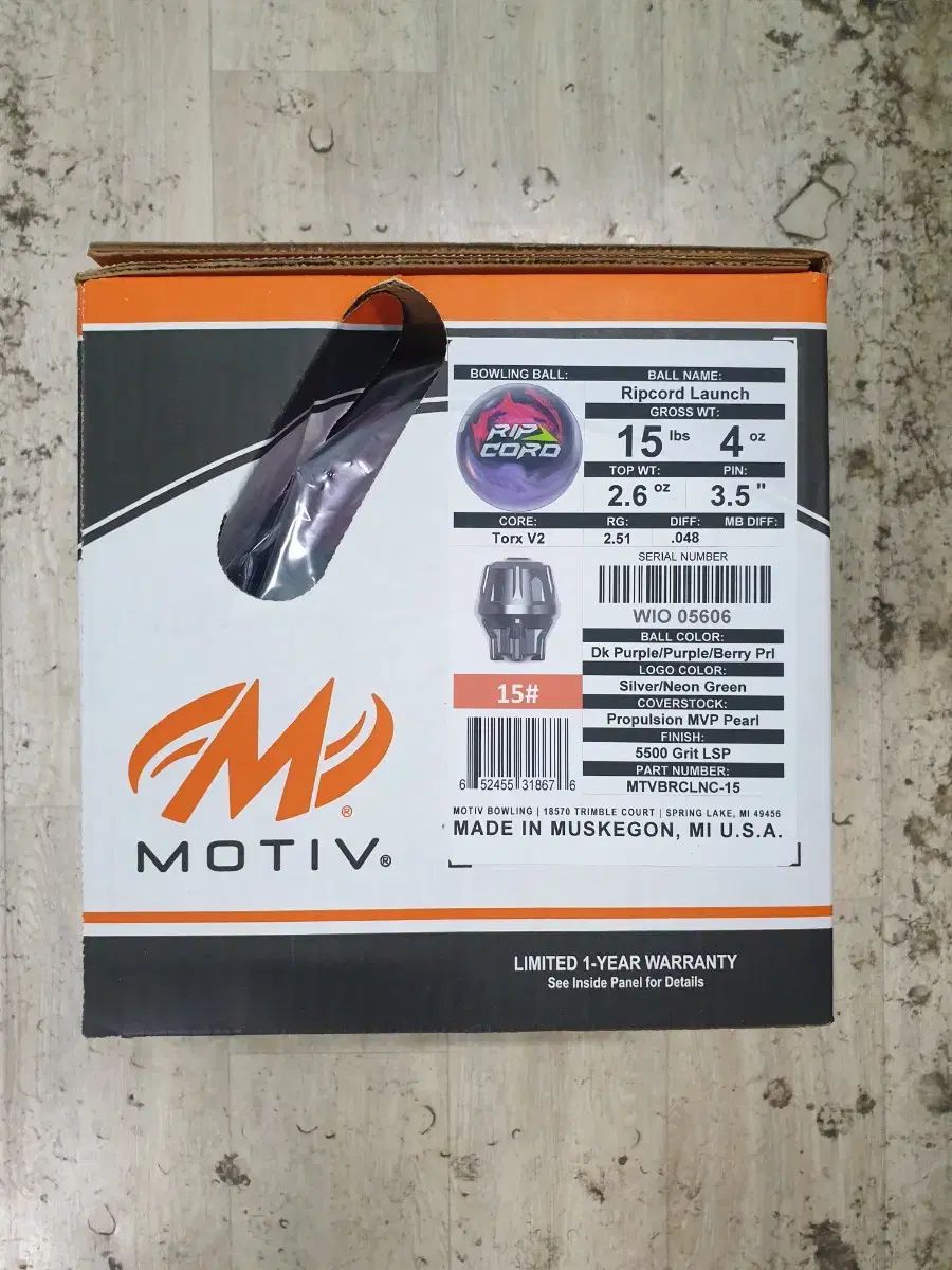 MOTIV モーティブ リップコード ランチ 鍛造 残り火 15 ポンド