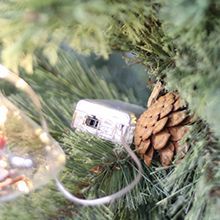 クリスマスツリーオーナメント 北欧 光る 飾り LED ガラス LEDライト 丸い 丸型 星 星型 おしゃれ 大きいサイズ NEXPOTALLINN_EU