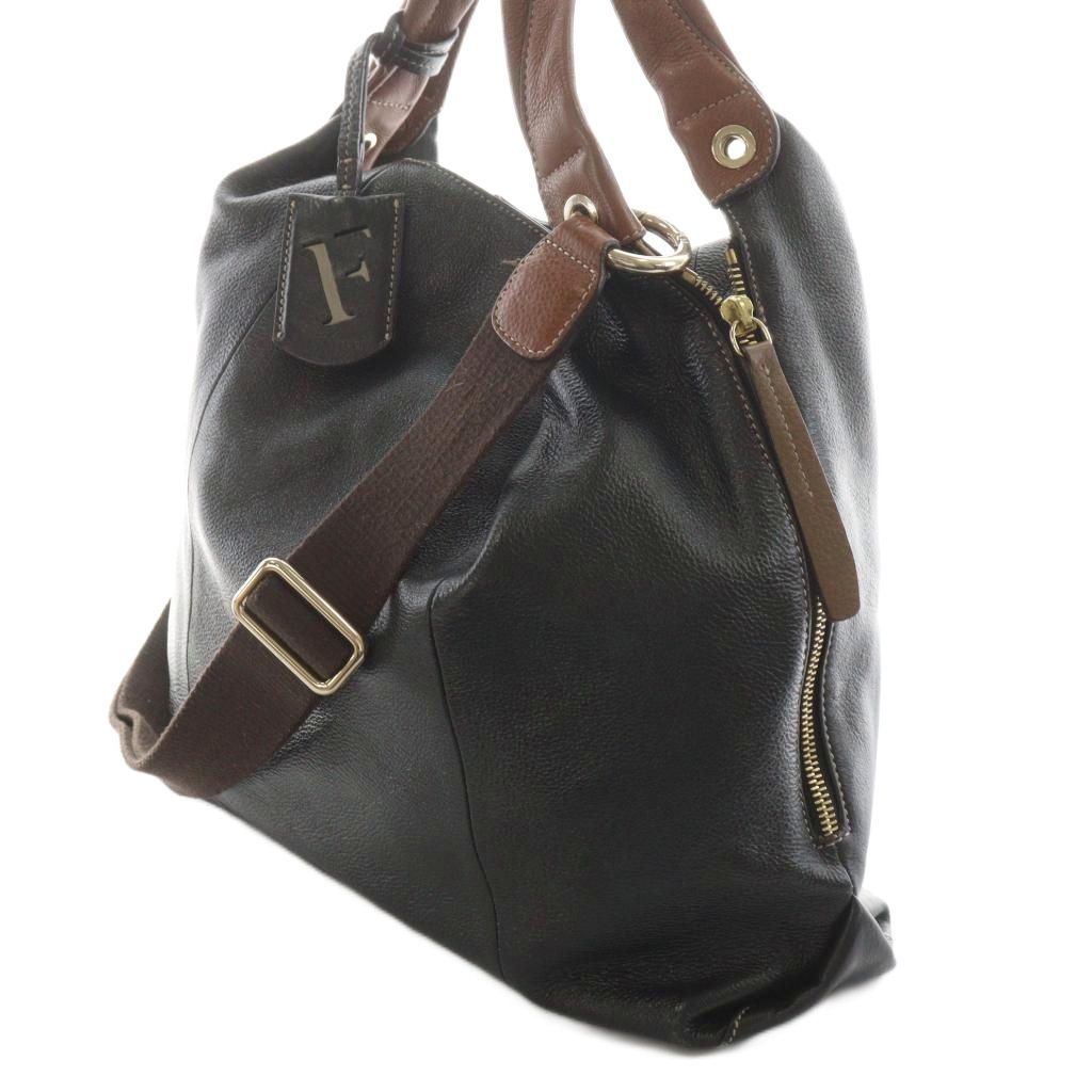 美品【FURLA フルラ】ハンドバッグ ショルダーバッグ 2wayバッグ レザー フルラ 2wayレザーハンドバッグ ショルダーバッグ レディース
