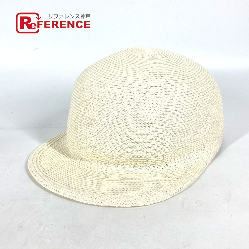 【涼やかな印象♪】HERMES Emma Codeキャップ HERMES エルメス キャップ エマ Emma H221035N ポリエステル