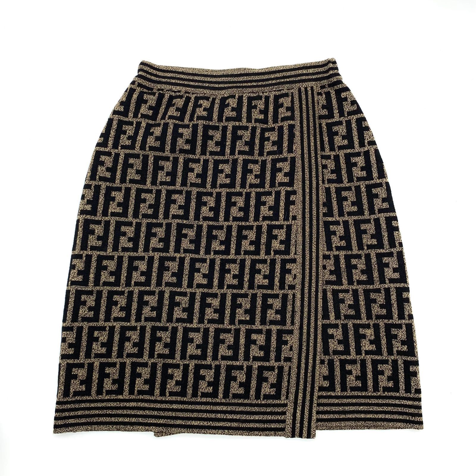 FENDI ズッカ柄ニット巻きスカート FENDI ズッカ柄ニット巻きスカート 【公式通販】