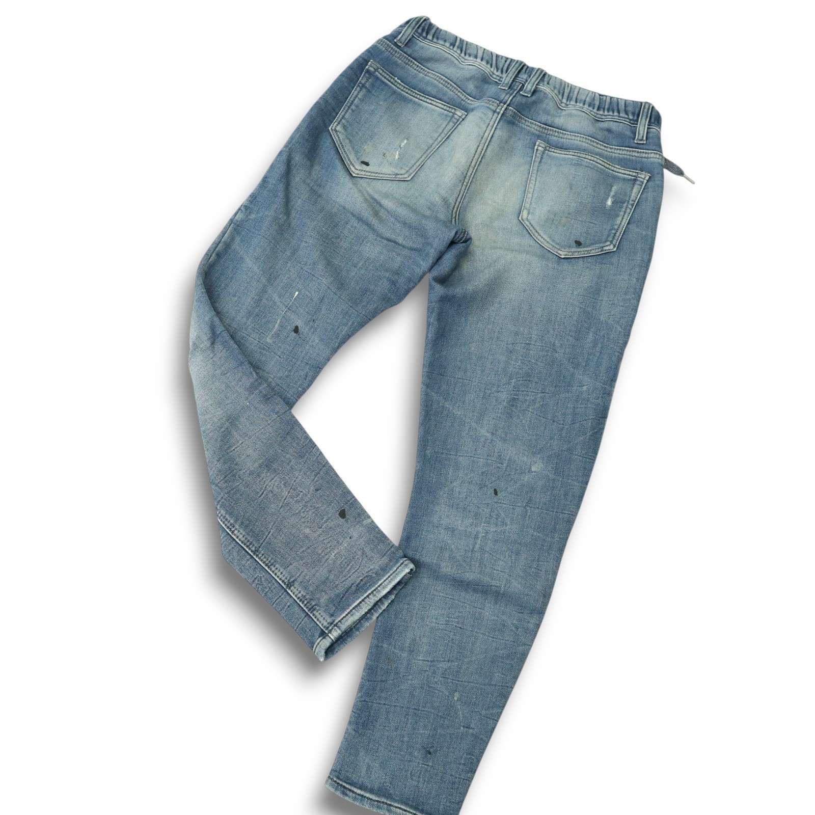 JACKROSE ジャックローズ HYSTグラデハンドペイントスキニーデニム JACKROSE ジャックローズ クラッシュ&ペイント加工☆ イージー