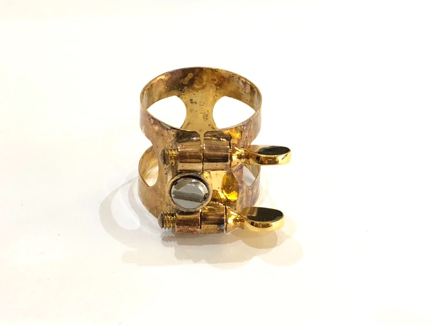 ウッドストーン【銅】アルトリガチャー ウッドストーンアルトサックスリガチャー銅製