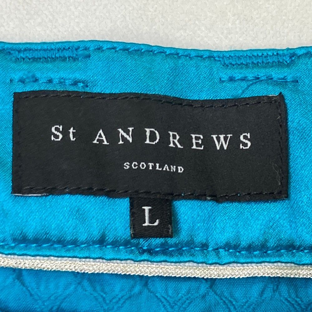 サイズ：L ST ANDREWS セントアンドリュース  パンツ  ブルー系 [240101452422] ゴルフウェア レディース ストスト サイズ：L ST ANDREWS セントアンドリュース パンツ ブルー系