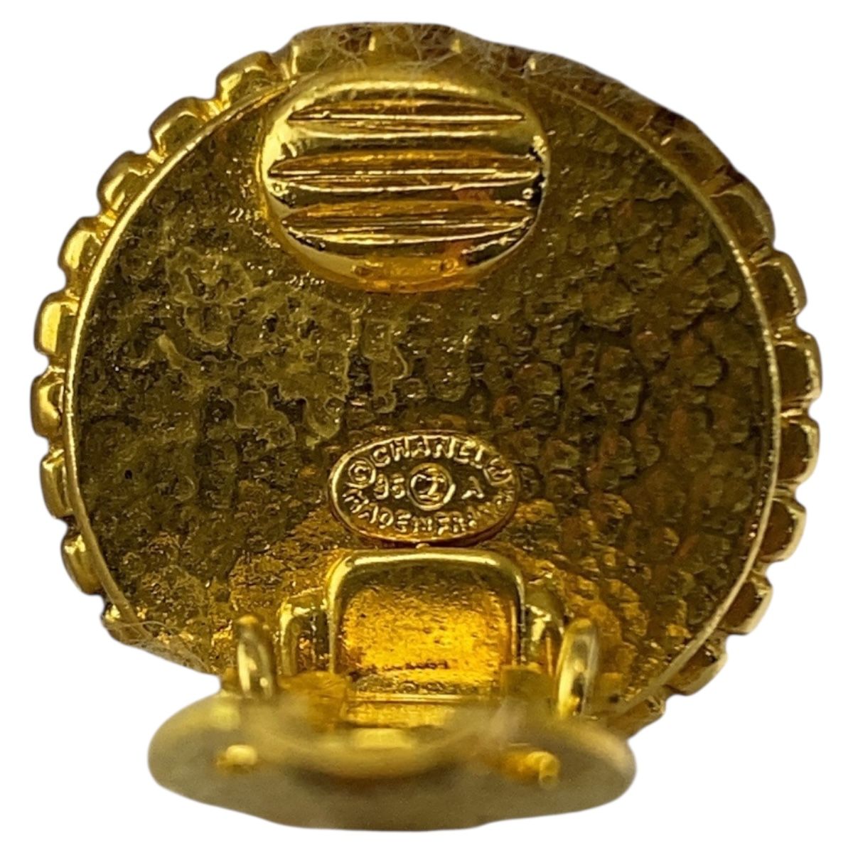 美品 CHANEL シャネル ココマーク フェイクパール ゴールド
