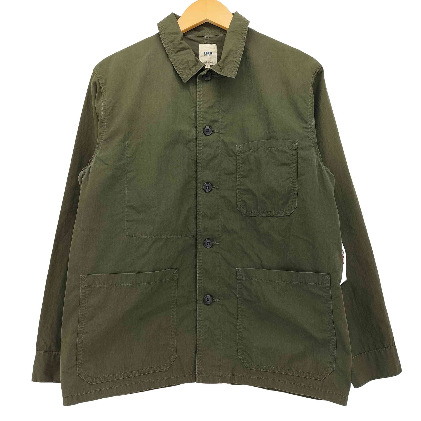 エフオービーファクトリー FOB FACTORY フレンチ シャツジャケット メンズ JPN：M 