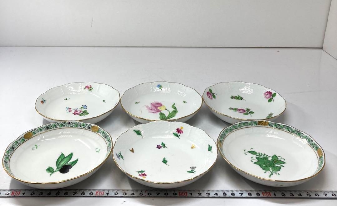 ヘレンド 小プレート 6枚 トヒオ 東山6-0104