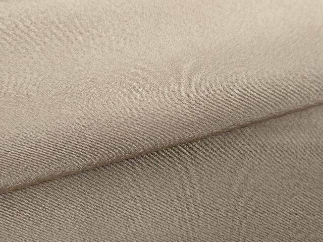 平和屋着物○上質な色無地 茶鼠色 正絹 逸品 未使用 DAAY1519ps