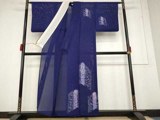平和屋着物＊夏物 訪問着 絽 草花文 正絹 逸品 AABA6834st - メルカリ
