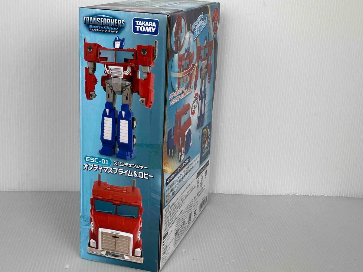 タカラトミー スピンチェンジャー オプティマスプライム&ロビー
