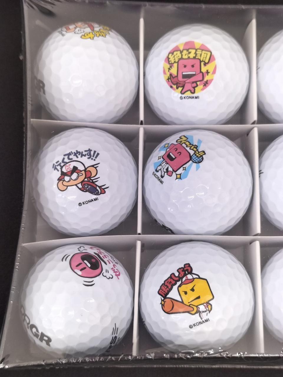 10名限定当選品　パワプロ30周年プロスピ20周年記念 ゴルフボール KONAMI ゴルフボール パワプロ30周年＆プロスピ20周年記念
