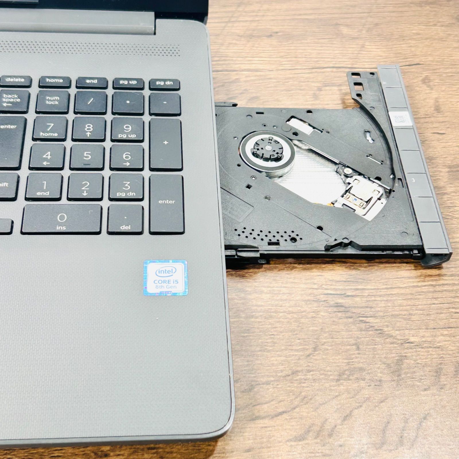 第8世代core i 5 -HDD 1 TB メモリ16 GB オフィス2021付きノートパソコン Windows 11設定済み hp 250 G 7 バッテリー良好