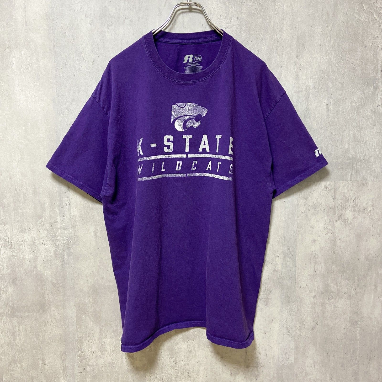 Russel ラッセル アメフトシャツ カンザス大学 アメリカ製オーセンティック