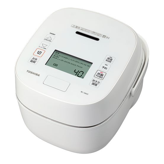 TOSHIBA 炊飯器 TOSHIBA 炊飯器 炎匠炊き RC-10VSV(K) 真空圧力IH 5.5合
