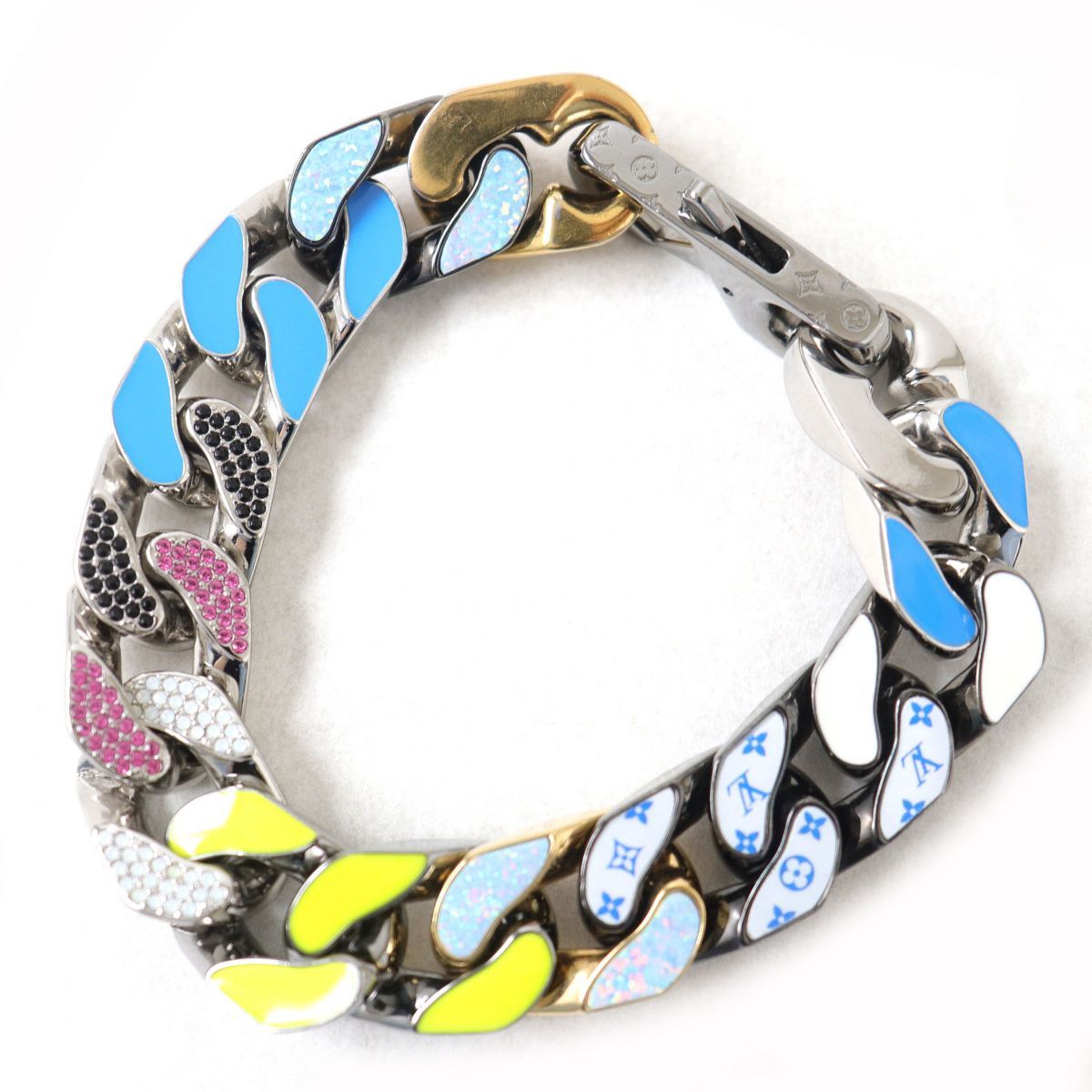 Louis Vuitton M68260 multicolor Chain Link bracelet