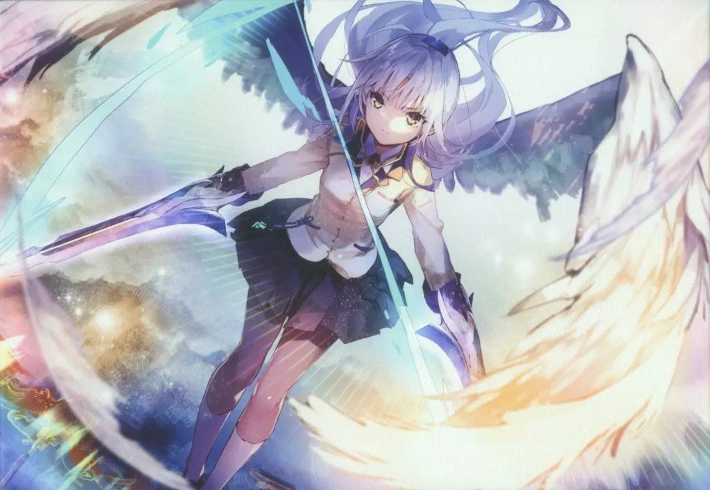 ヘブンバーンズレッド×Angel Beats! 　ヘブバン　複製原画　立華かなで ヘブンバーンズレッド×Angel Beats! ヘブバン 複製原画