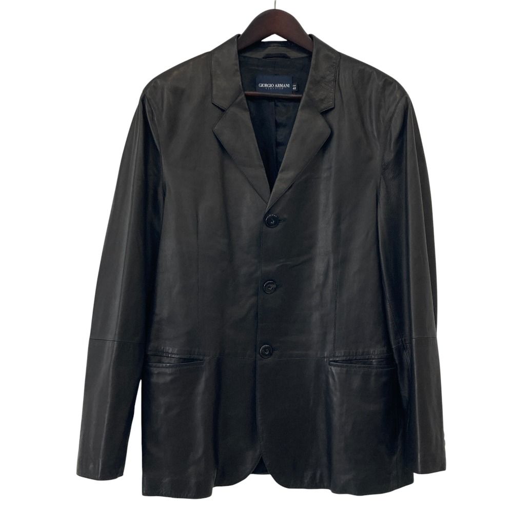 ジョルジオアルマーニ クラシコ レザージャケット 中古