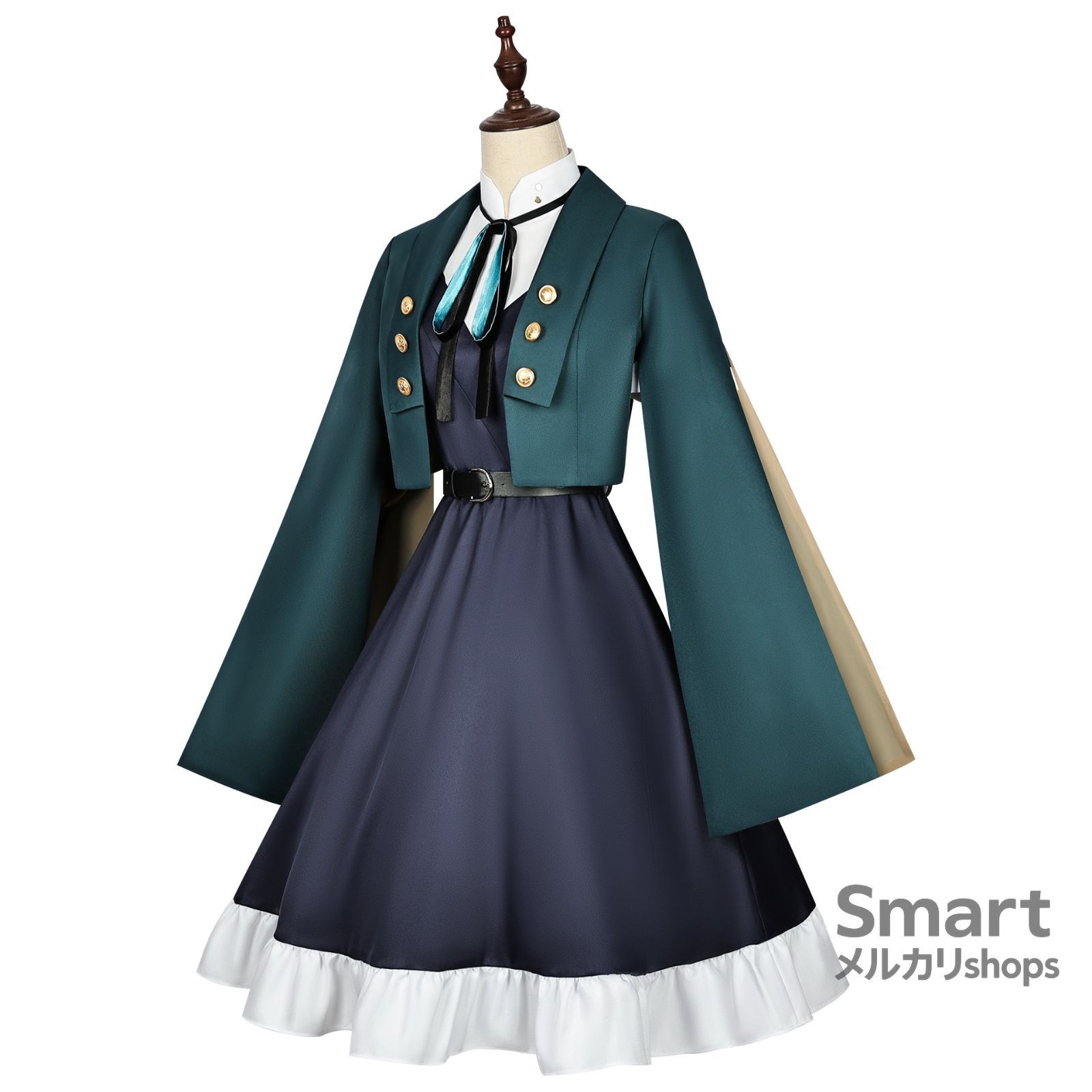 コスプレ 衣装 崩壊スターレイル 流 !-利用不可文字-! 仲夏の蛍火の約 ドレス風 アニメ ゲーム キャラクター 仮装 舞台 コスチューム レディース M251014-3