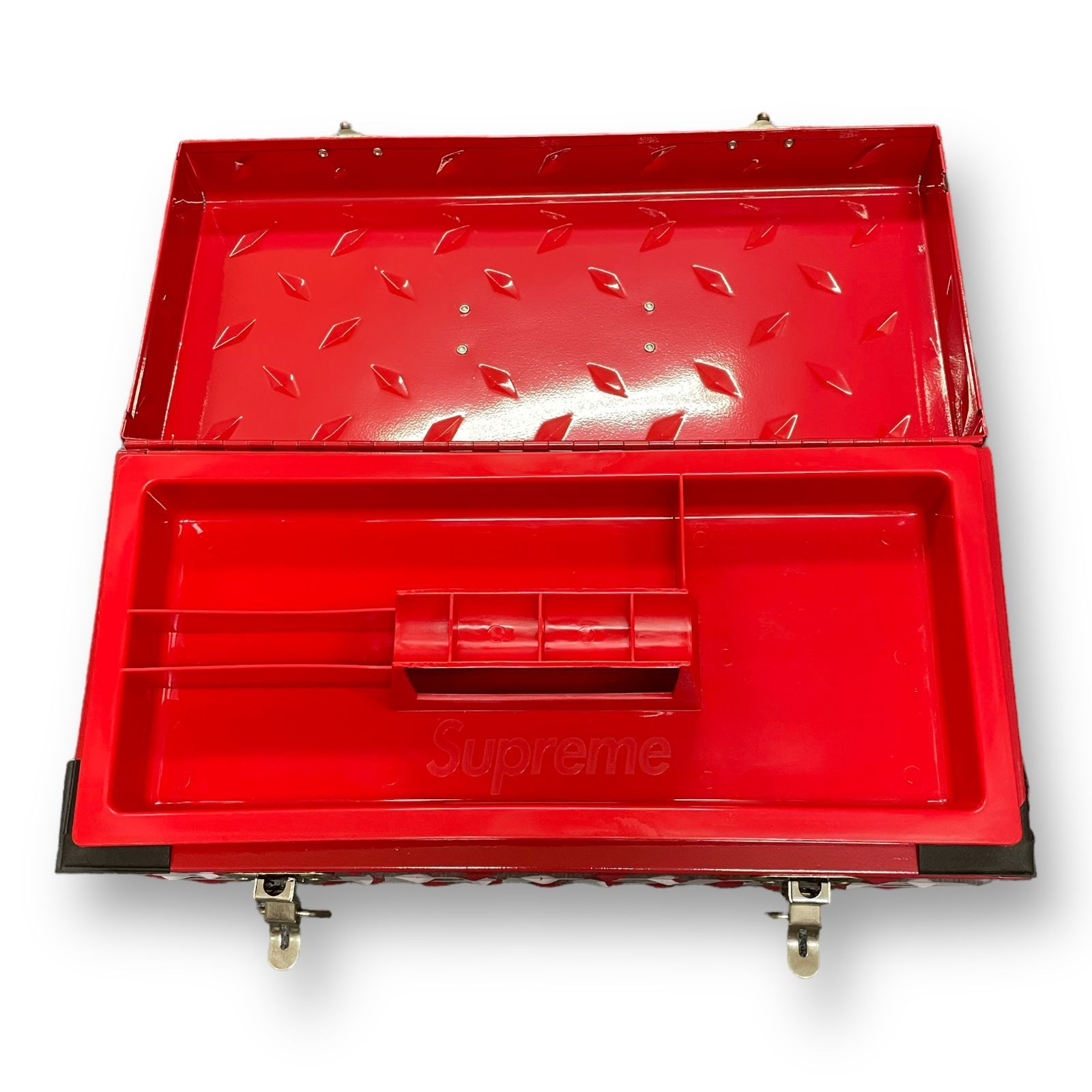 Supreme Diamond Plate Tool Box Red - FW18 - US