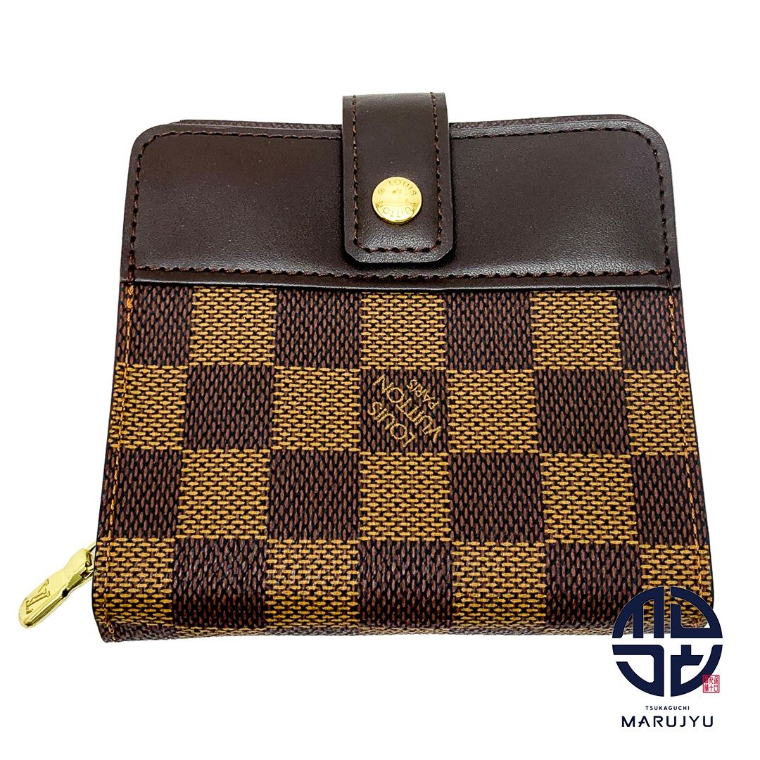 LOUIS VUITTOIN ルイヴィトン ダミエ コンパクトジップ N61668 財布 サイフ ブランド
