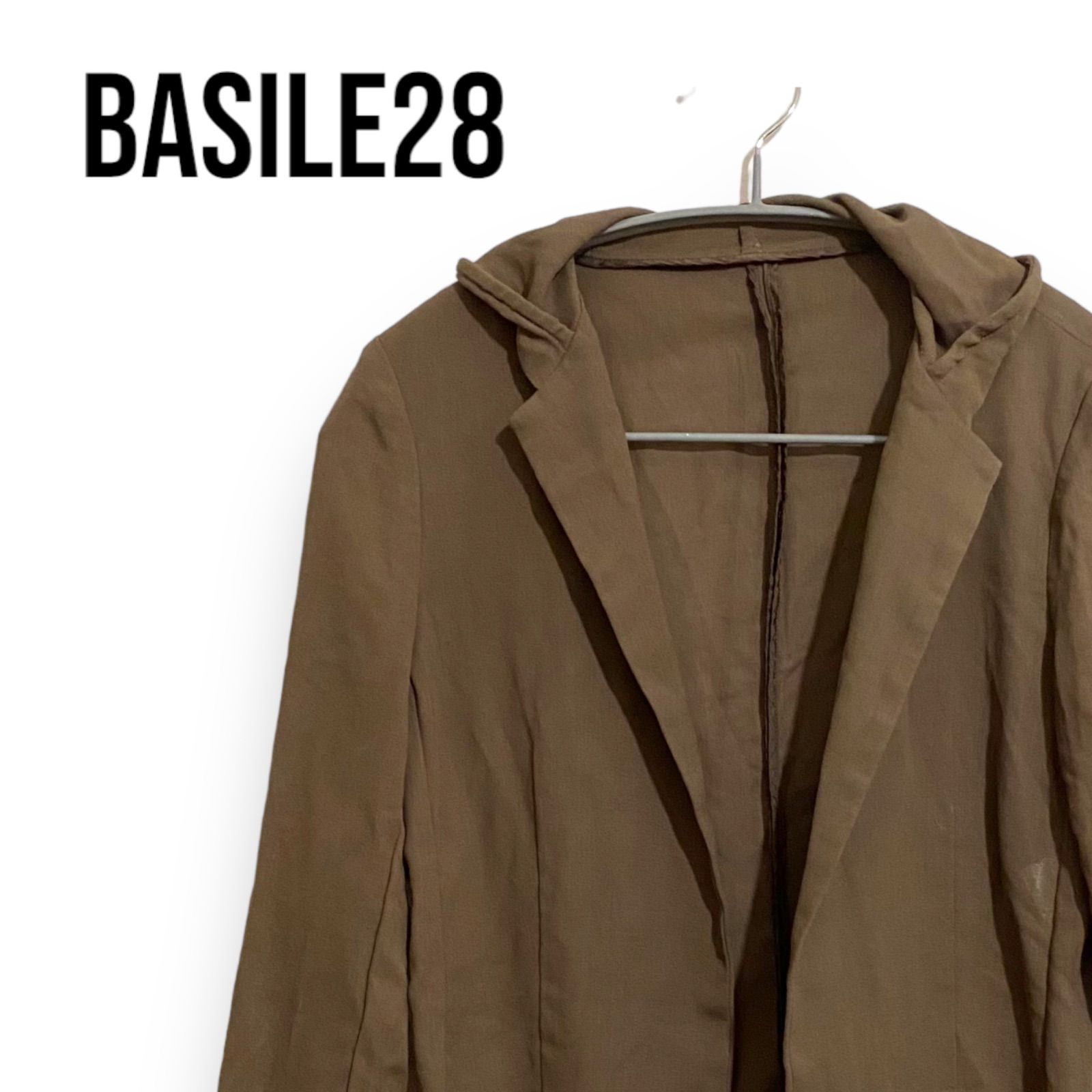 BASILE28 バジーレベントット ジャケット ミニフード付き ソフト