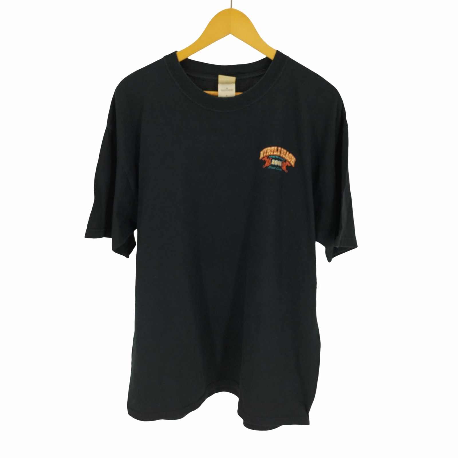 ユーズドフルギ USED古着 MYRTLE BEACHプリントTシャツ 2005 メンズ JPN：XL 