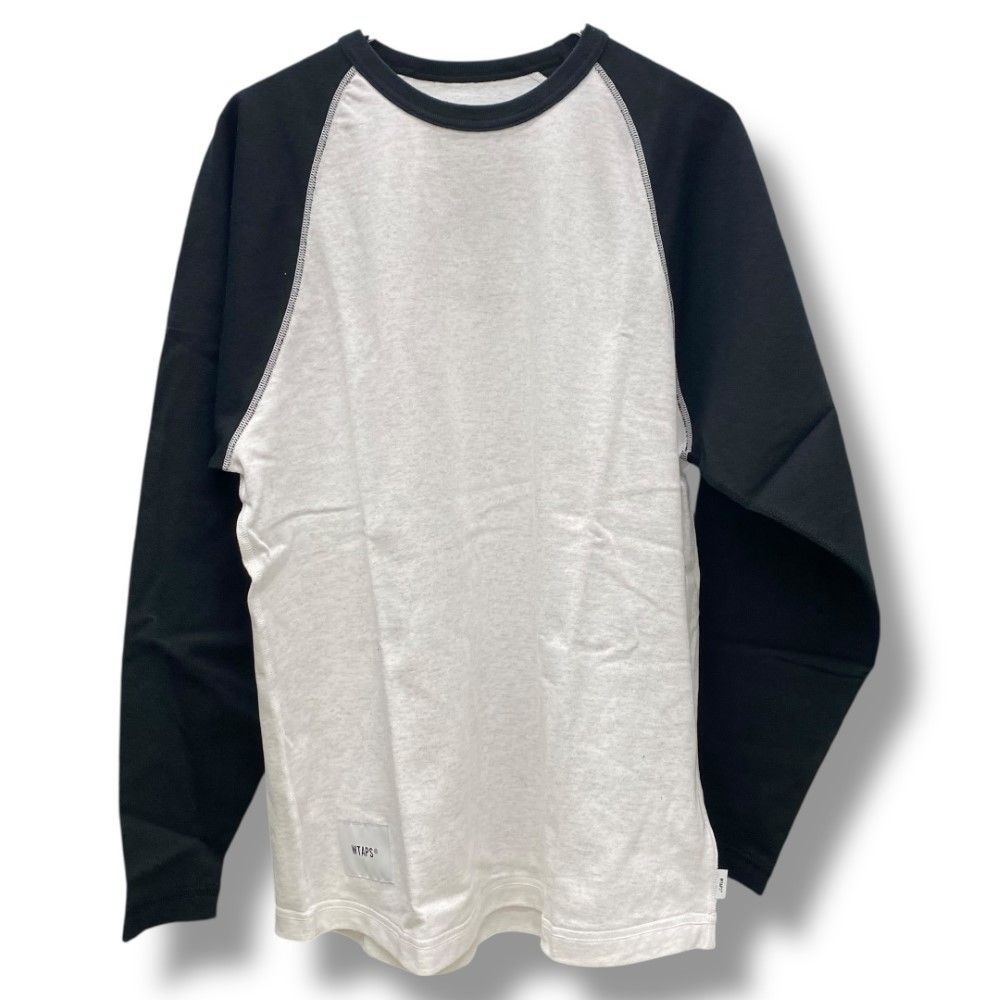 WTAPS 22AW IAN RAGLAN GRAY BLACK Mサイズ 22SS WTAPS IAN RAGLAN COTTON BLACK×GRAY WTAPS 22SS IAN RAGLAN