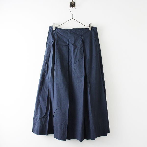 アパルトモン CTN Pleats Skirt スカート ネイビー 34ロングスカート