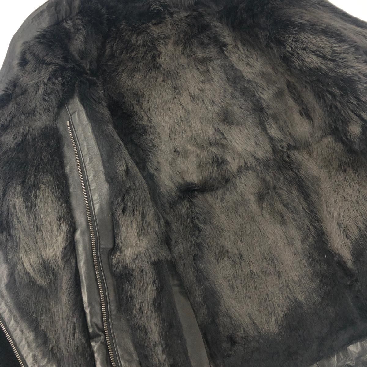 【美品】HELMUT LANG ラムレザー ジャケット HELMUT LANG ヘルムートラング レザージャケット サイズ:P ブラック