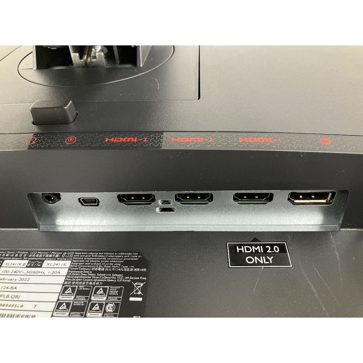 BenQ XL2411K-B 24インチ ゲーミングモニター 2022年製