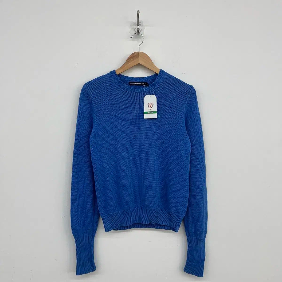 ポロ Ralph Lauren ラルフローレン 青 ニット セーター