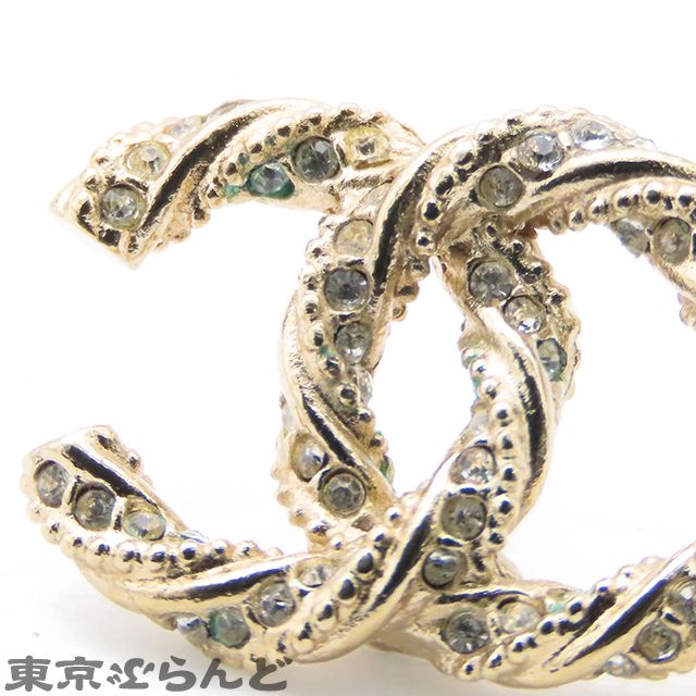 CHANEL ヴィンテージ　ピアス　ココマーク　ゴールド　マトラッセ　ロゴ CHANEL シャネル ココマーク ピアス ゴールド オールド vintage