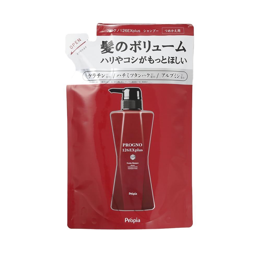 新着商品 1個 350mL 詰め替え用 plusシャンプー プログノ126EX プロピア