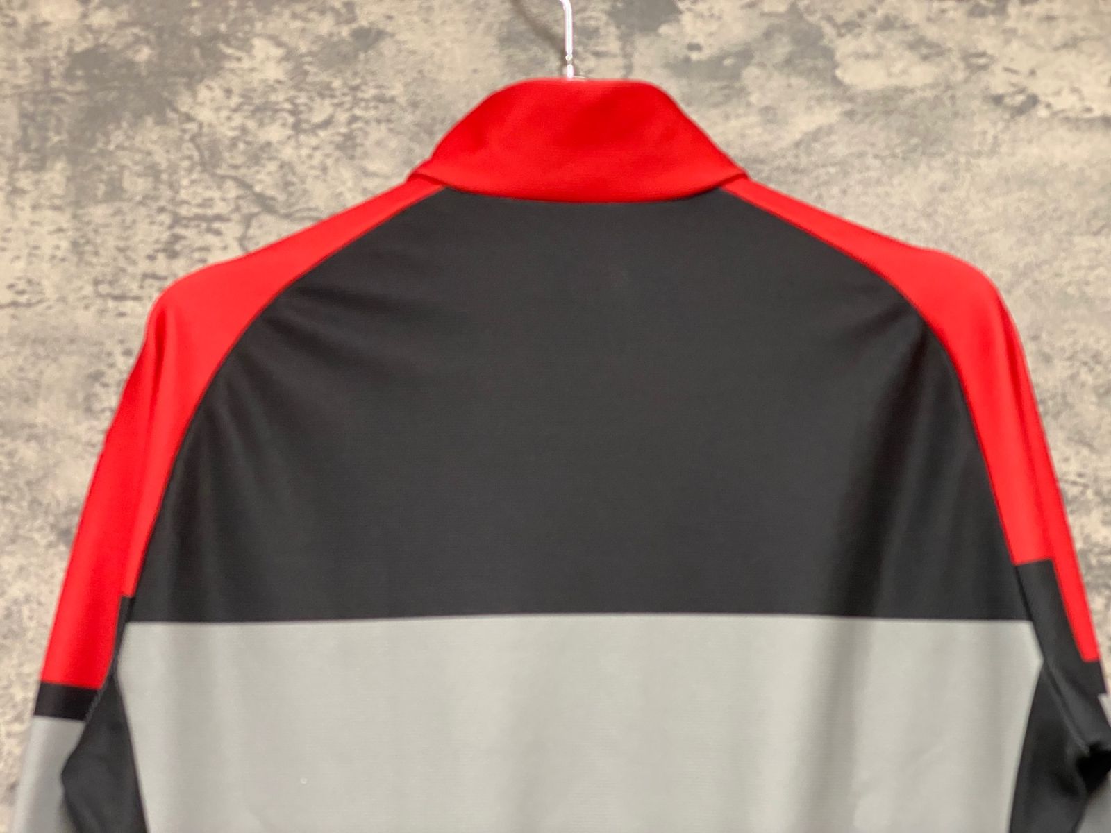 JC541 スゴイ SUGOi 長袖 サイクルジャージ 黒赤 M 裏起毛 ※スレ
